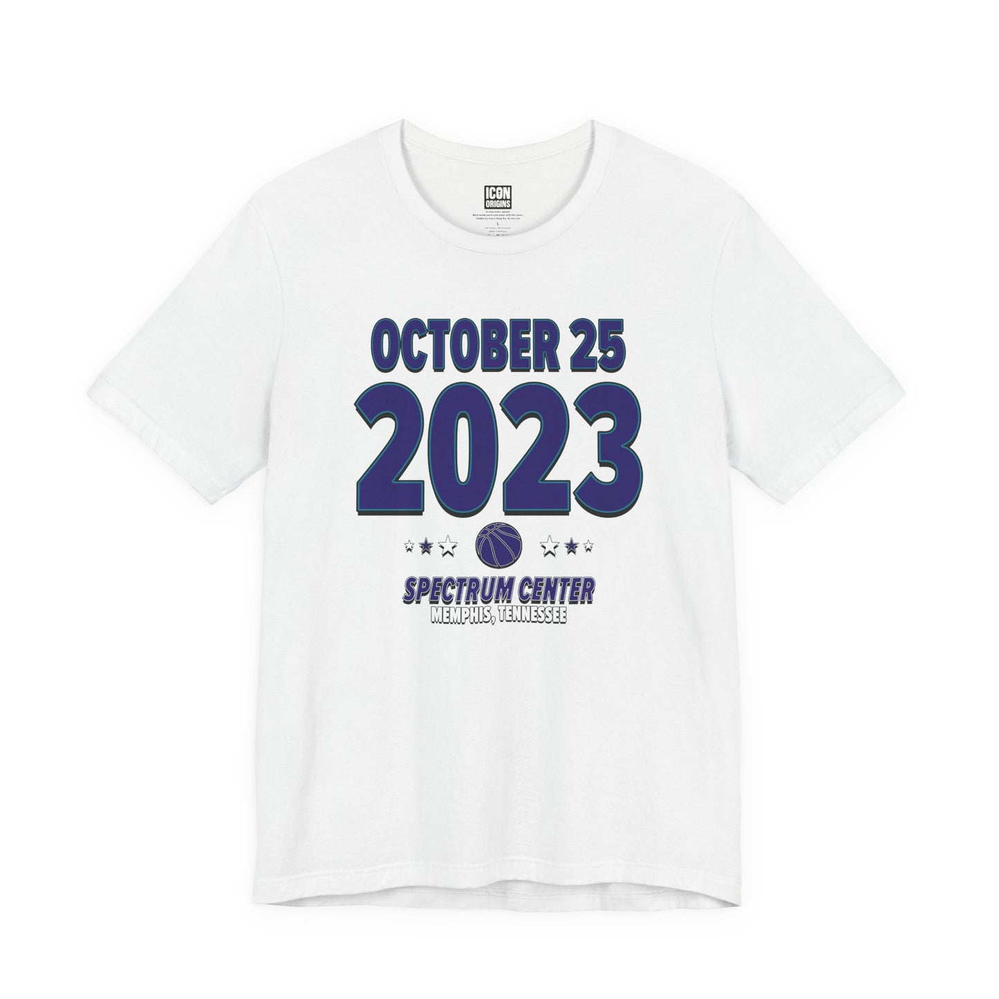 Charlotte Basketball – October 25, 2023 – Origin Tee (Black & White)