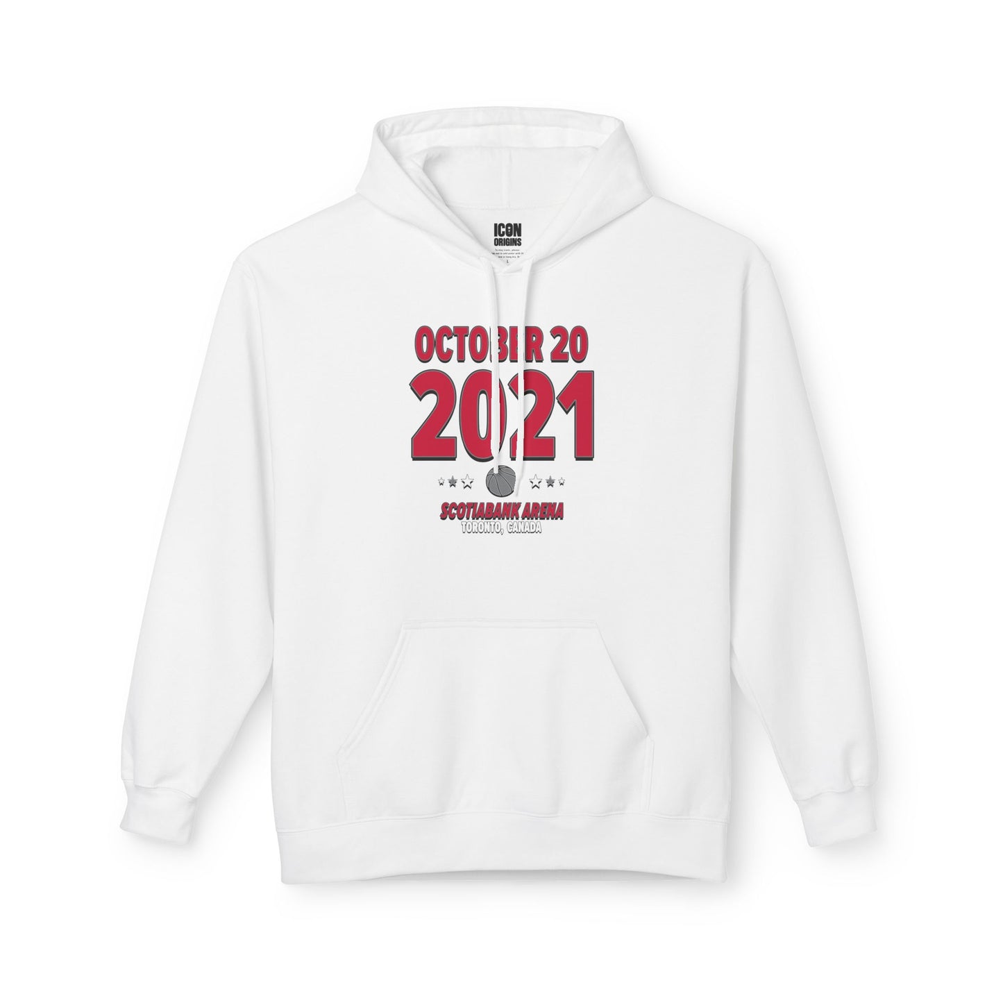 Toronto Basketball – October 20, 2021 – Hoodie (Black & White)