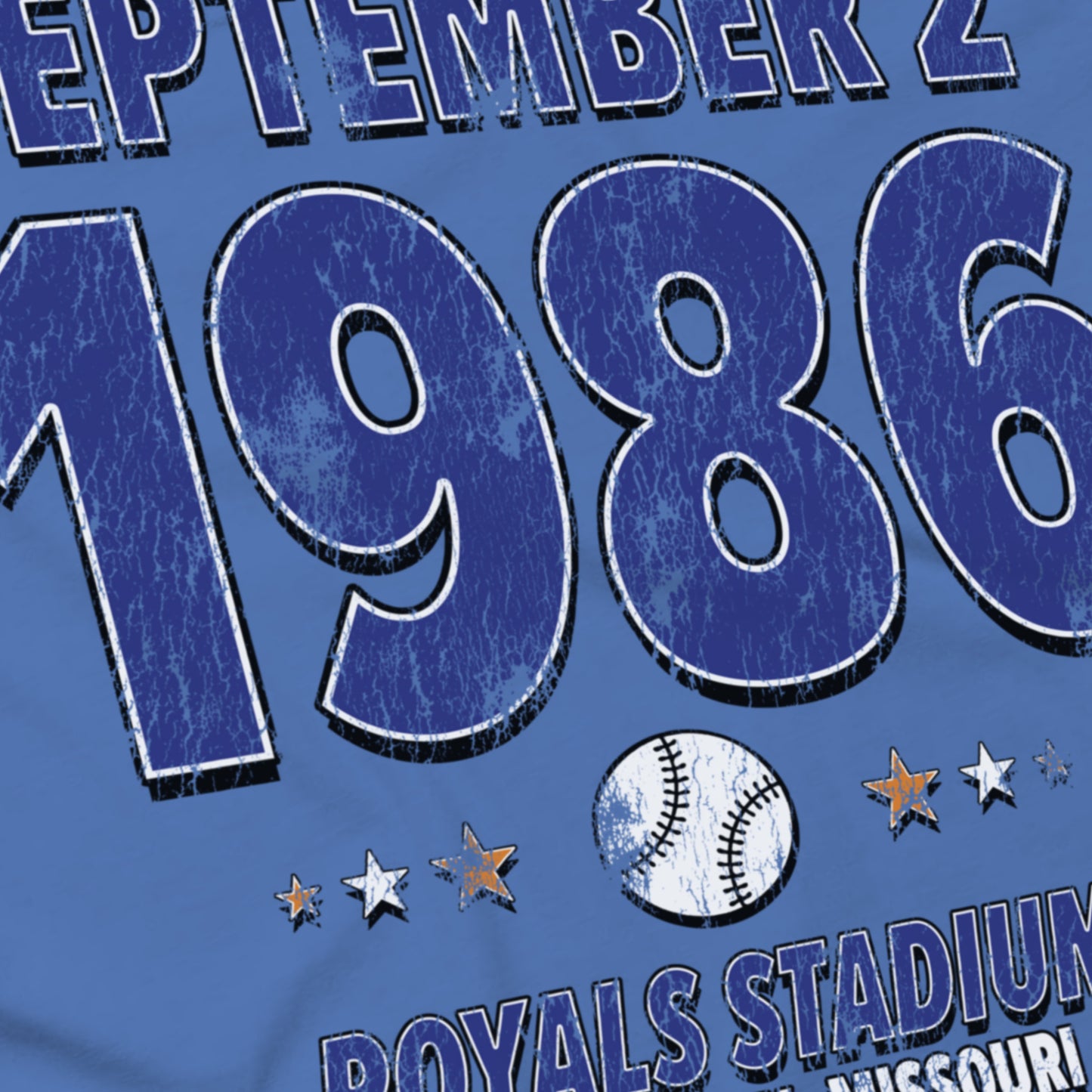 Kansas City Baseball – September 2, 1986 – Comfort Colors