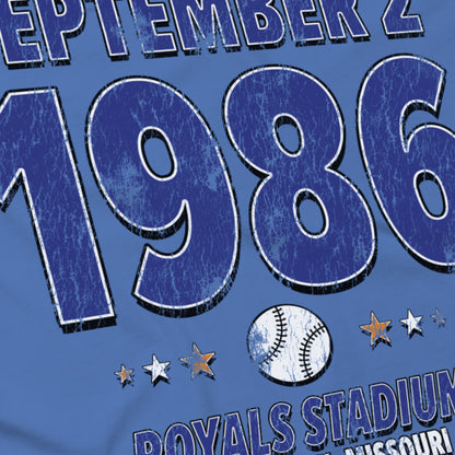 Kansas City Baseball – September 2, 1986 – Comfort Colors