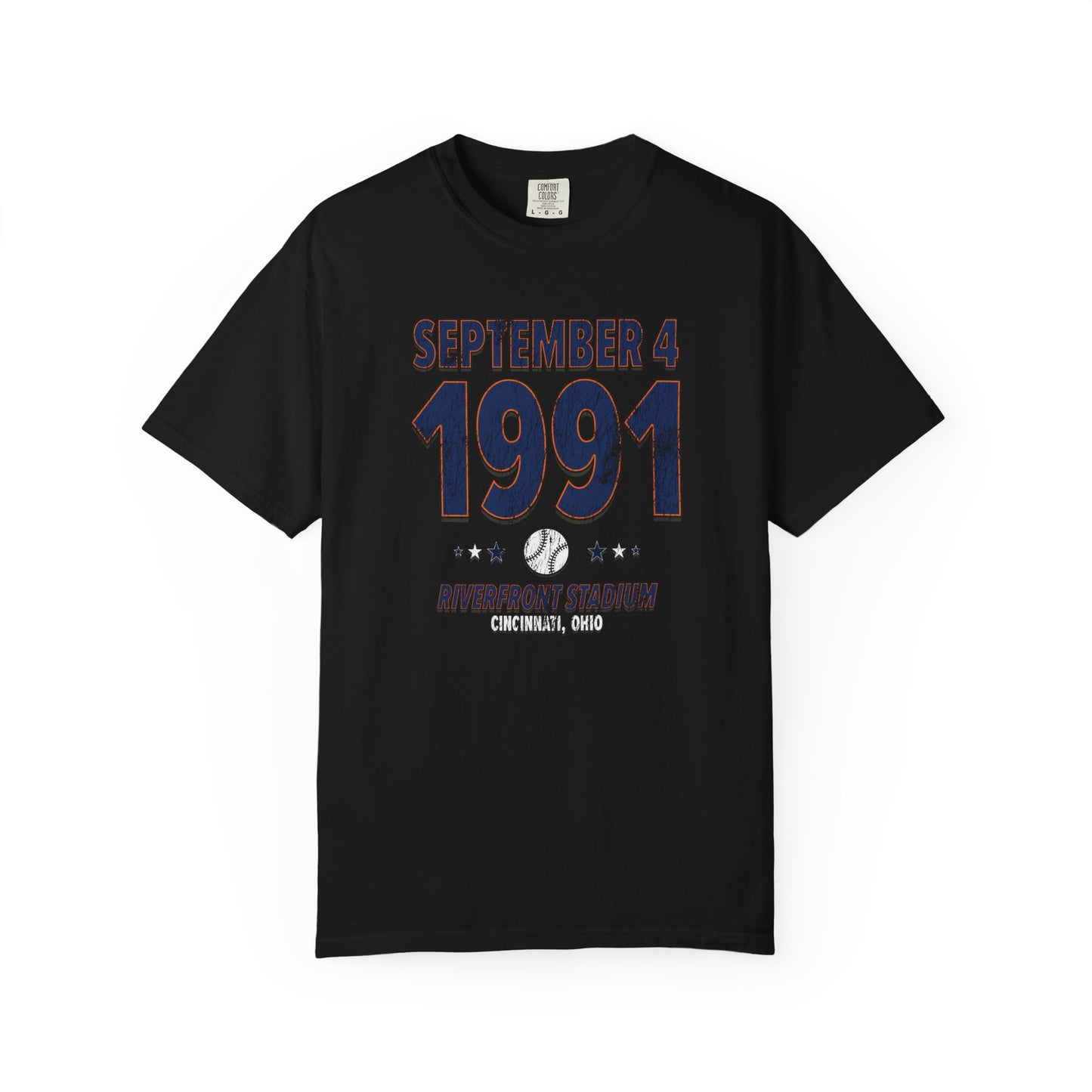 Houston Baseball – September 4, 1991 – Comfort Colors (Black & White)