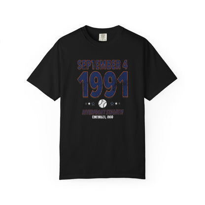Houston Baseball – September 4, 1991 – Comfort Colors (Black & White)