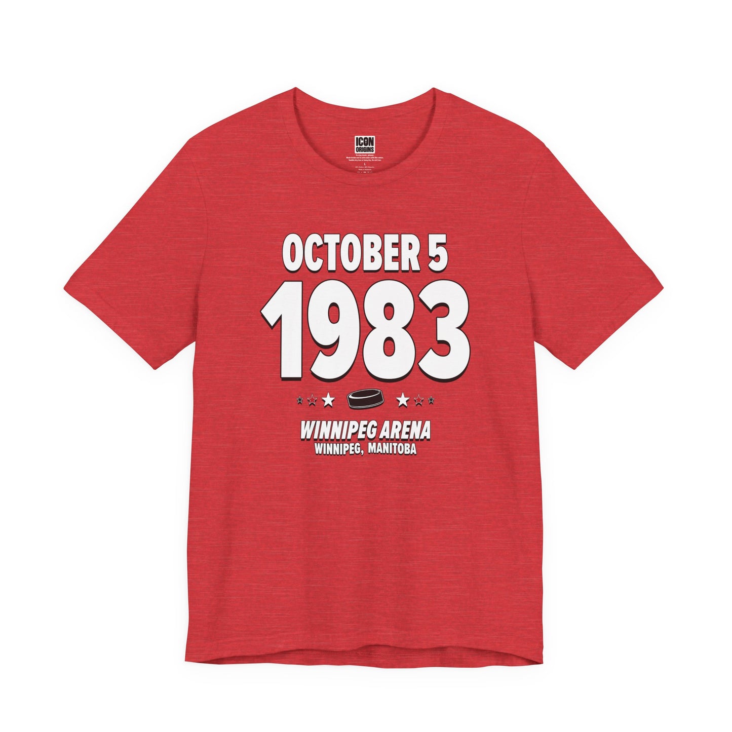 Detroit Hockey – October 5, 1983 – Origin Tee