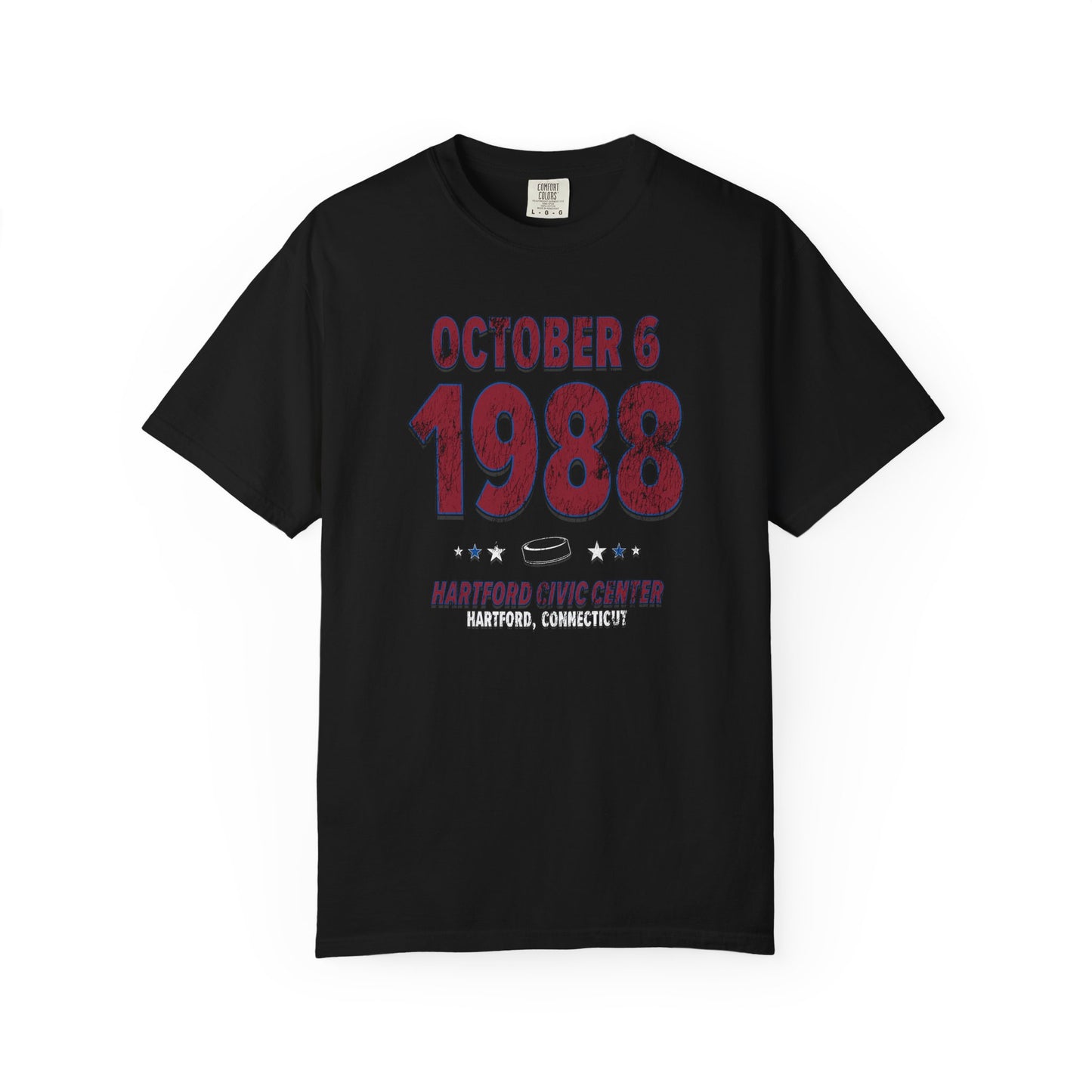 Colorado Hockey – October 6, 1988 – Comfort Colors (Black & White)