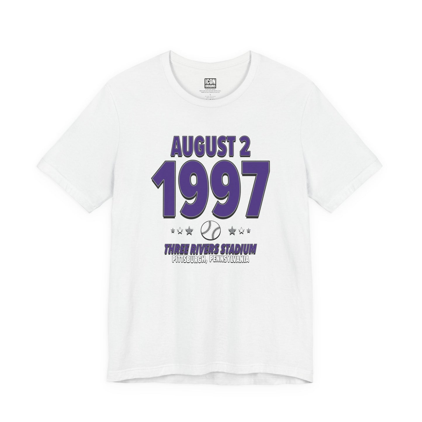 Colorado Baseball – August 2, 1997 – Origin Tee (Black & White)