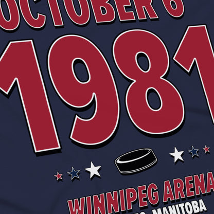 Winnipeg Hockey – October 6, 1981 – Origin Tee