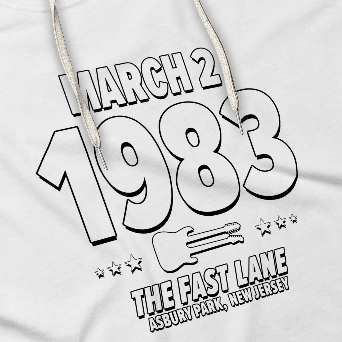 Garden State Outlaws– 1983 – Hoodie (Black & White)