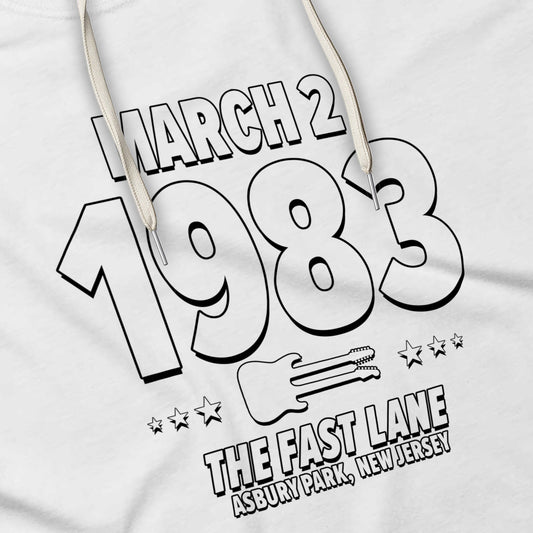 Garden State Outlaws– 1983 – Hoodie (Black & White)