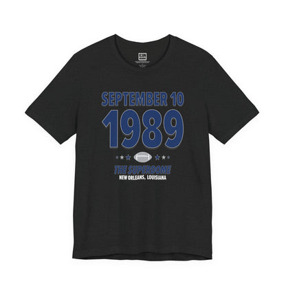 Dallas Football – September 10, 1989 – Origin Tee (Black & White)