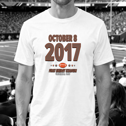 Cleveland Football – October 8, 2017 – Origin Tee (Black & White)