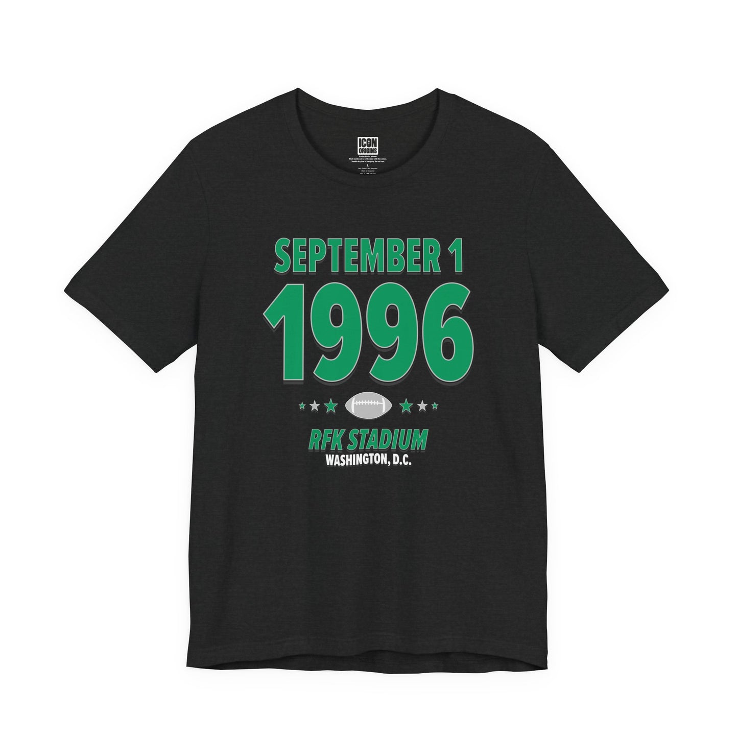 Philadelphia Football – September 1, 1996 – Origin Tee (Black & White)