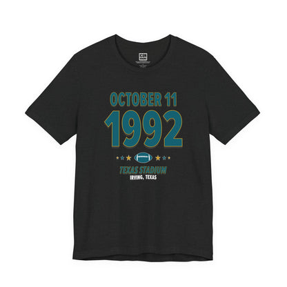 Jacksonville Football – October 11, 1992 – Origin Tee (Black & White)