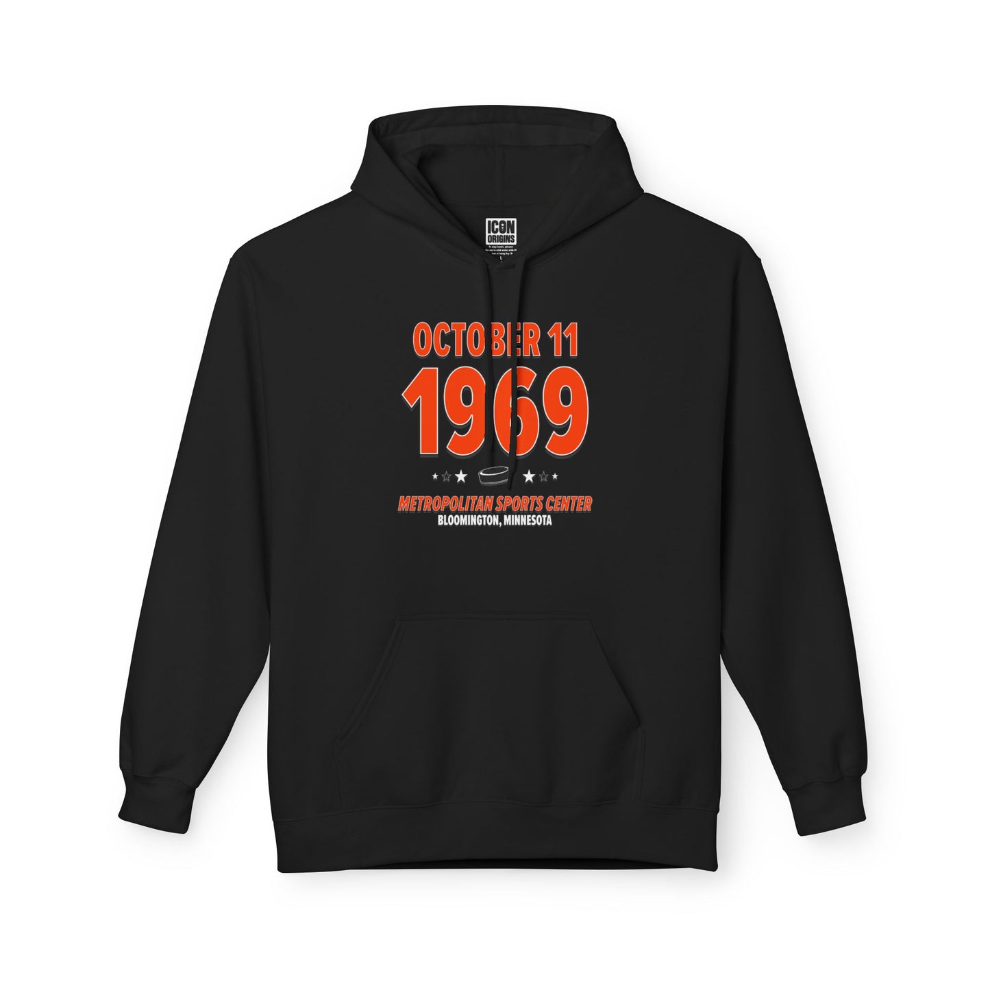Philadelphia Hockey – October 11, 1969 – Hoodie (Black & White)