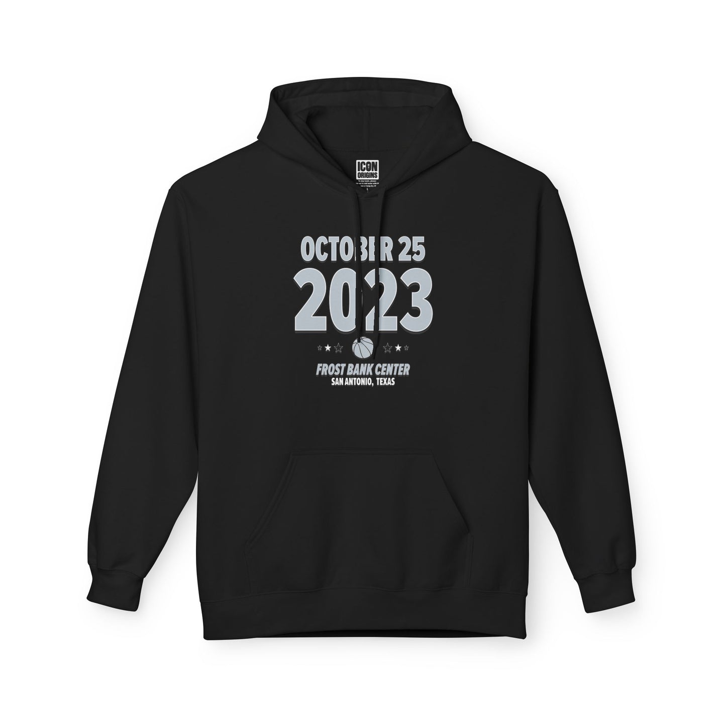 San Antonio Basketball – October 25, 2023 – Hoodie (Black & White)