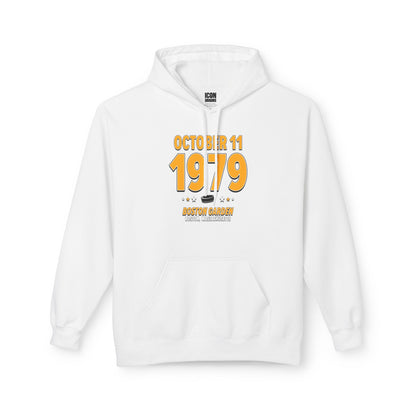 Boston Hockey – October 11, 1979 – Hoodie (Black & White)