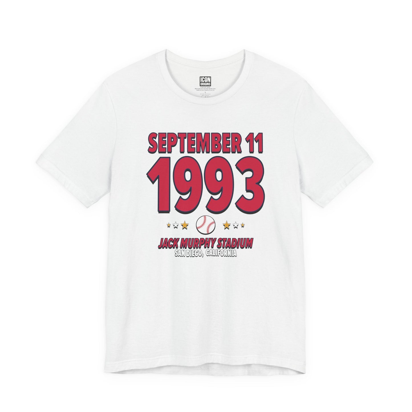 Atlanta Baseball – September 11, 1993 – Origin Tee (Black & White)