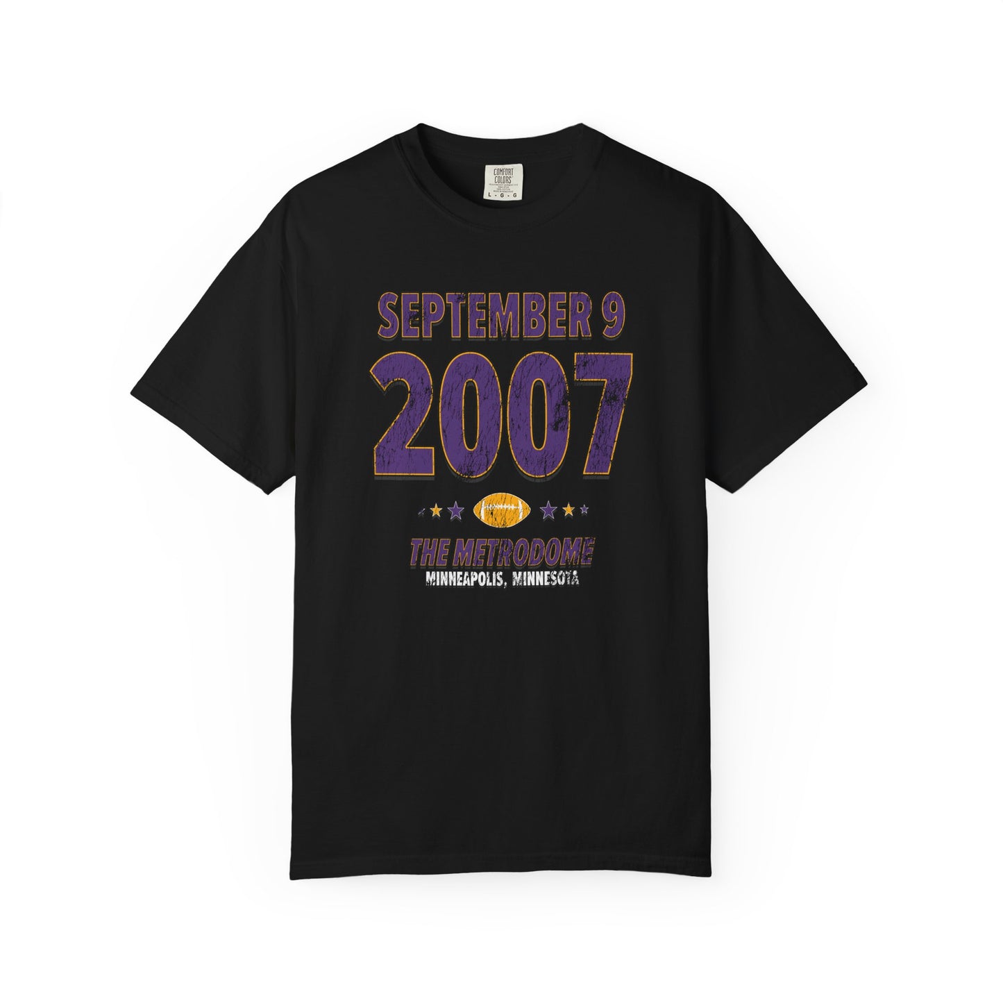 Minnesota Football – September 9, 2007 – Comfort Colors (Black & White)