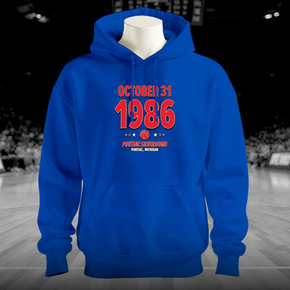Detroit Basketball – October 31, 1986 – Hoodie