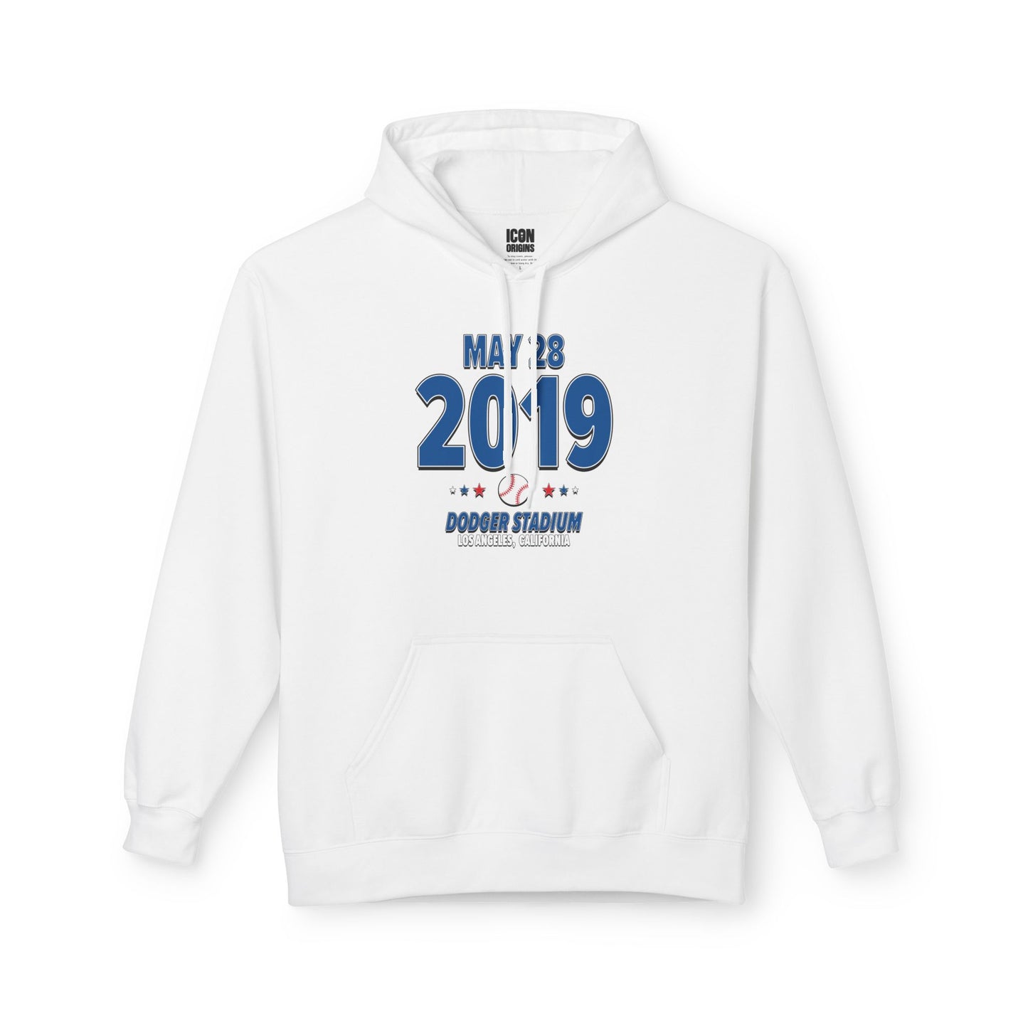 Los Angeles Baseball – May 28, 2019 – Hoodie (Black & White)
