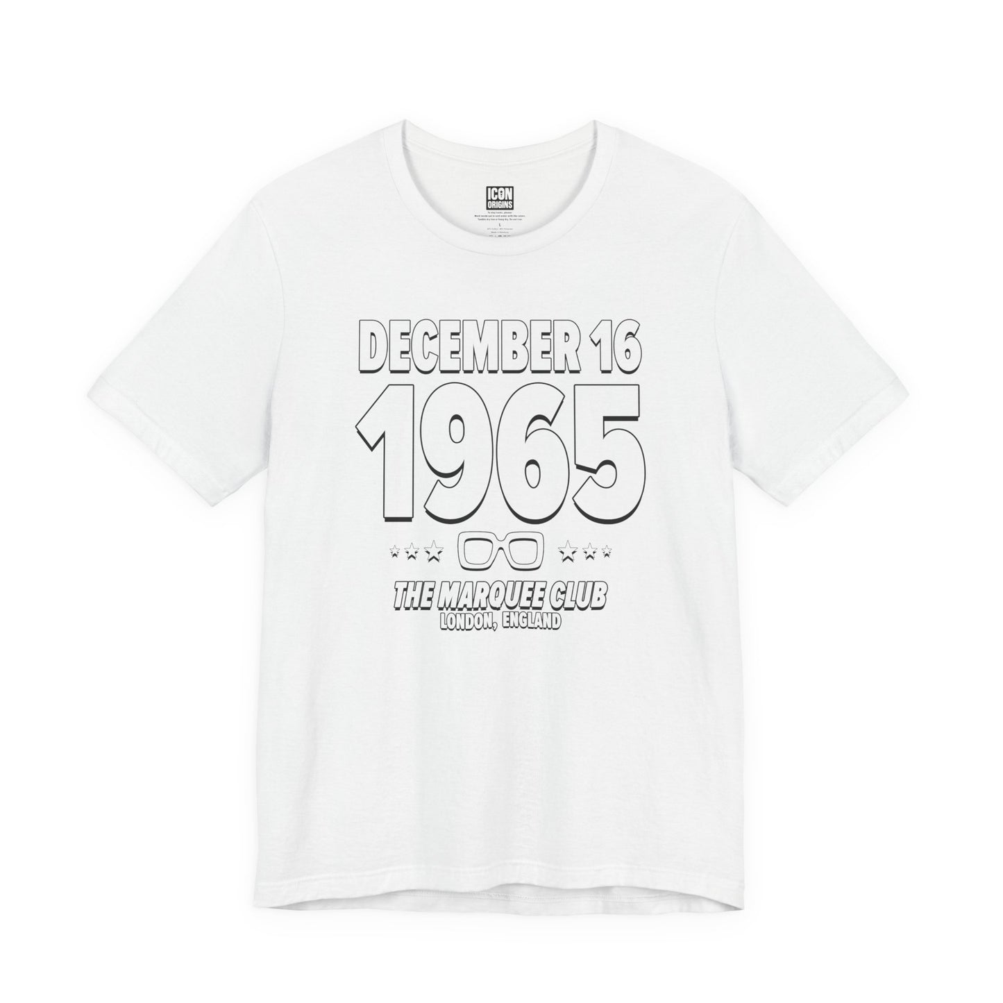 Rocket Glam – 1965 – Origin Tee (Black & White)