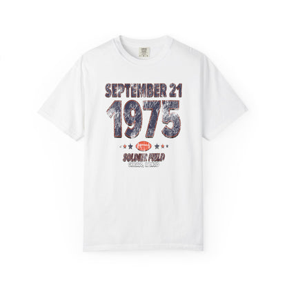Chicago Football – September 21, 1975 – Comfort Colors (Black & White)