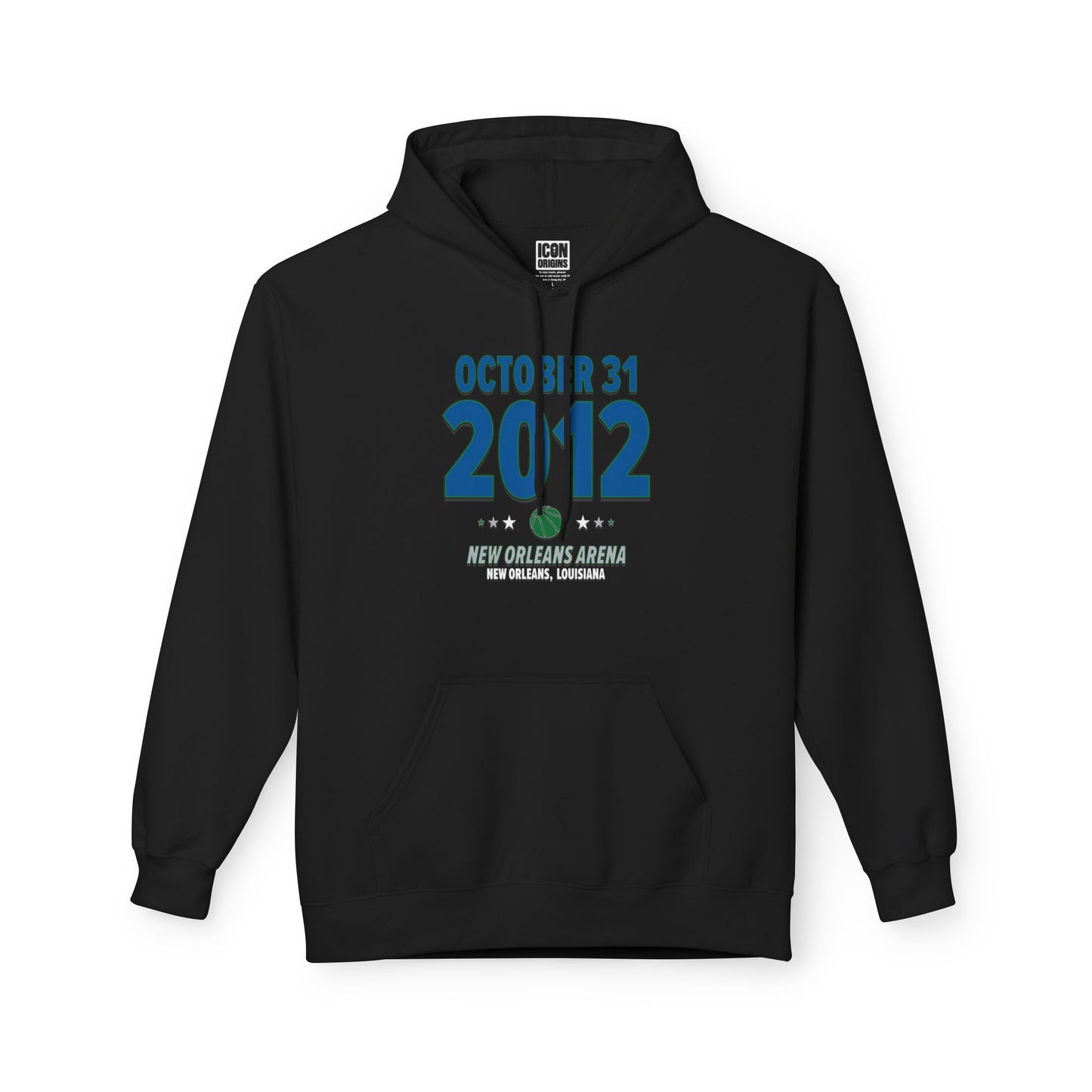 Dallas Basketball – October 31, 2012 – Hoodie (Black & White)