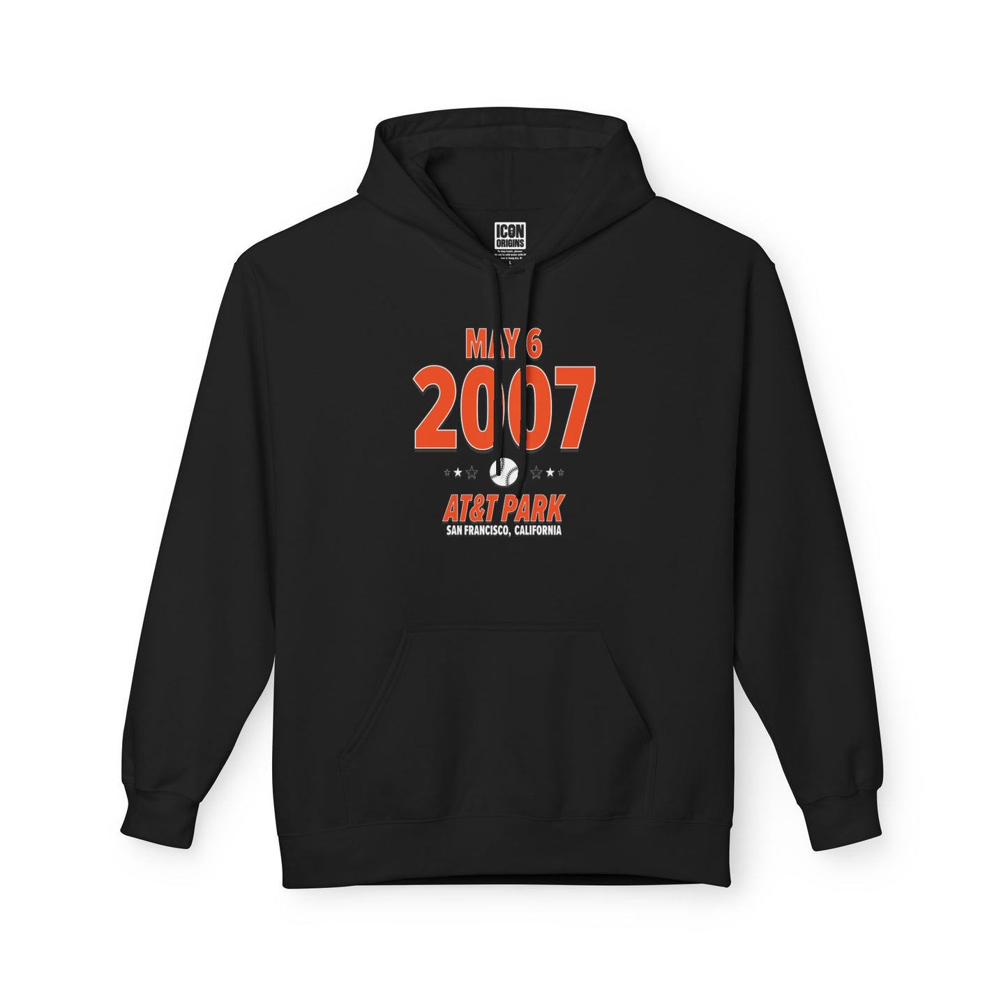 San Francisco Baseball – May 6, 2007 – Hoodie (Black & White)