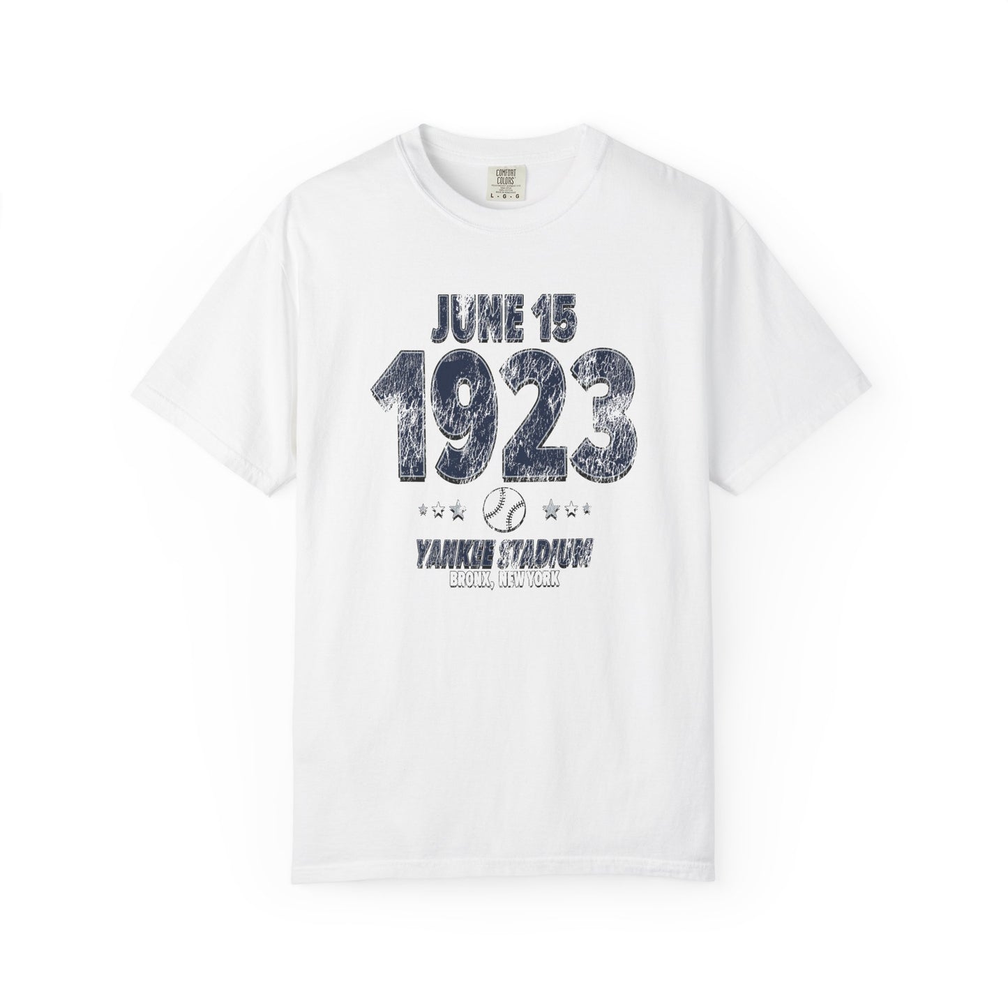 New York Baseball – June 15, 1923 – Comfort Colors (Black & White)