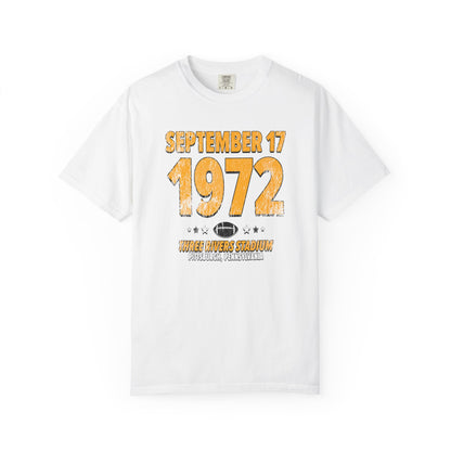 Pittsburgh Football – September 17, 1972 – Comfort Colors (Black & White)
