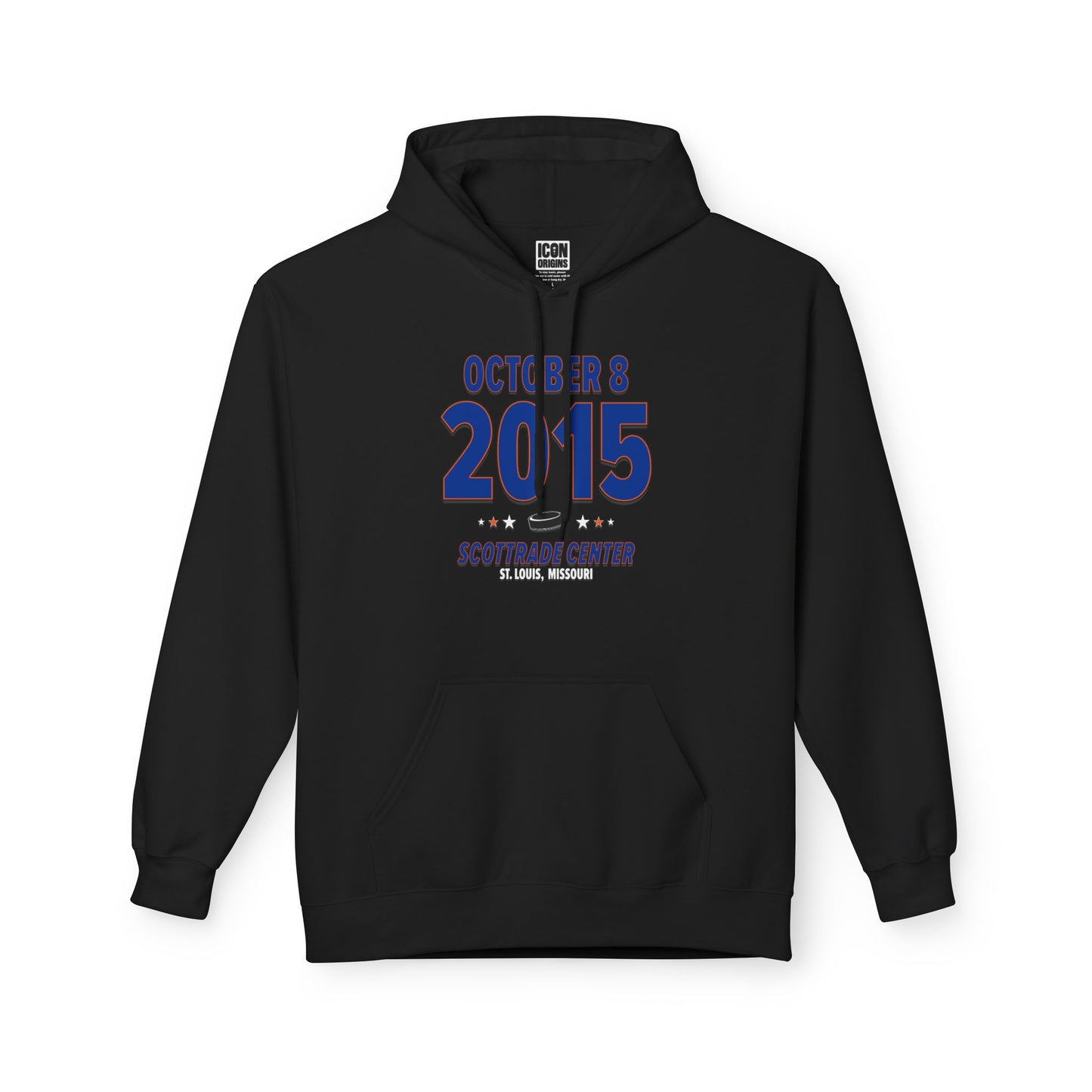 Edmonton Hockey – October 8, 2015 – Hoodie (Black & White)