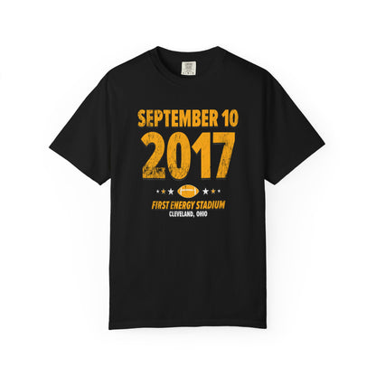 Pittsburgh Football – September 10, 2017 – Comfort Colors (Black & White)