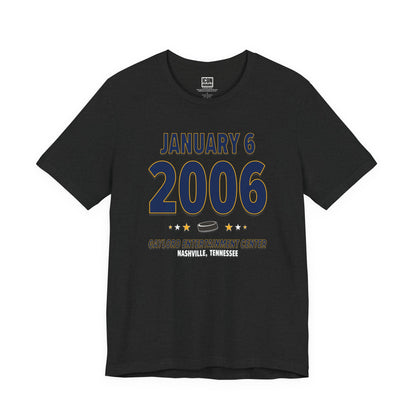 Nashville Hockey – January 6, 2006 – Origin Tee (Black & White)