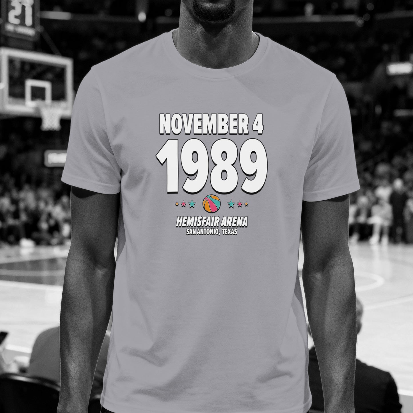 San Antonio Basketball – November 4, 1989 – Origin Tee