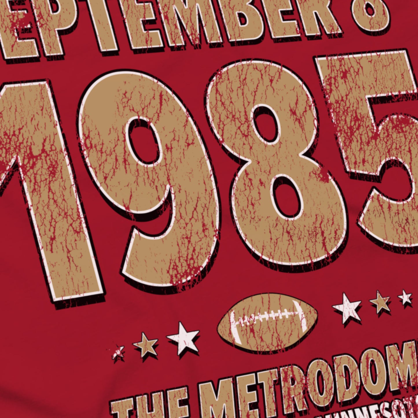 San Francisco Football – September 8, 1985 – Comfort Colors