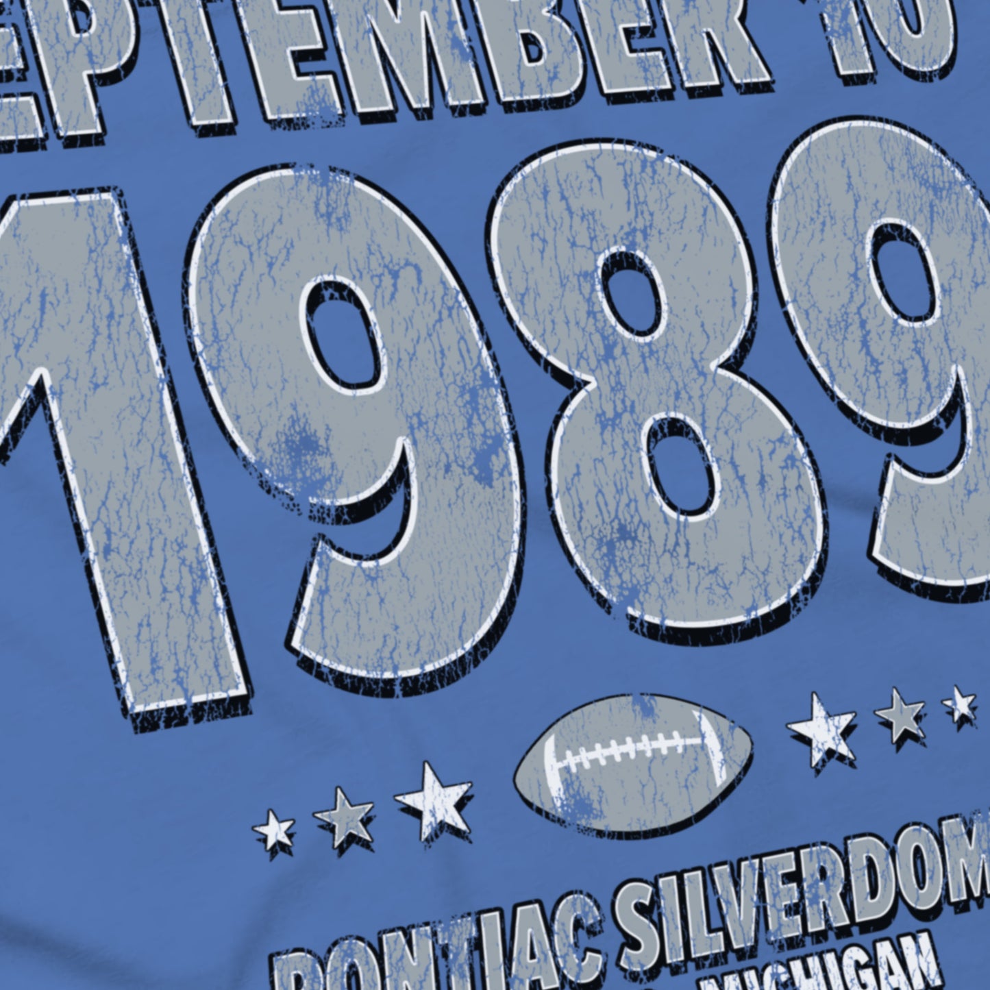 Detroit Football – September 10, 1989 – Comfort Colors