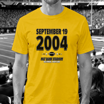 Pittsburgh Football – September 19, 2004 – Origin Tee