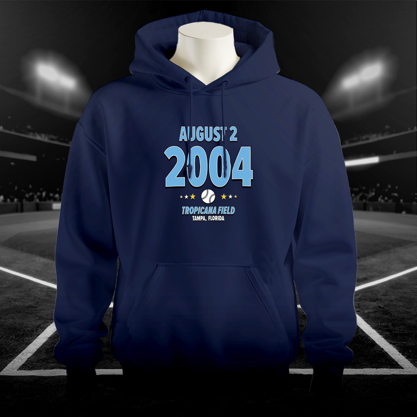 Tampa Bay Baseball – August 2, 2004 – Hoodie