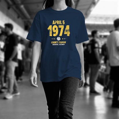 Milwaukee Baseball – April 5, 1974 – Comfort Colors