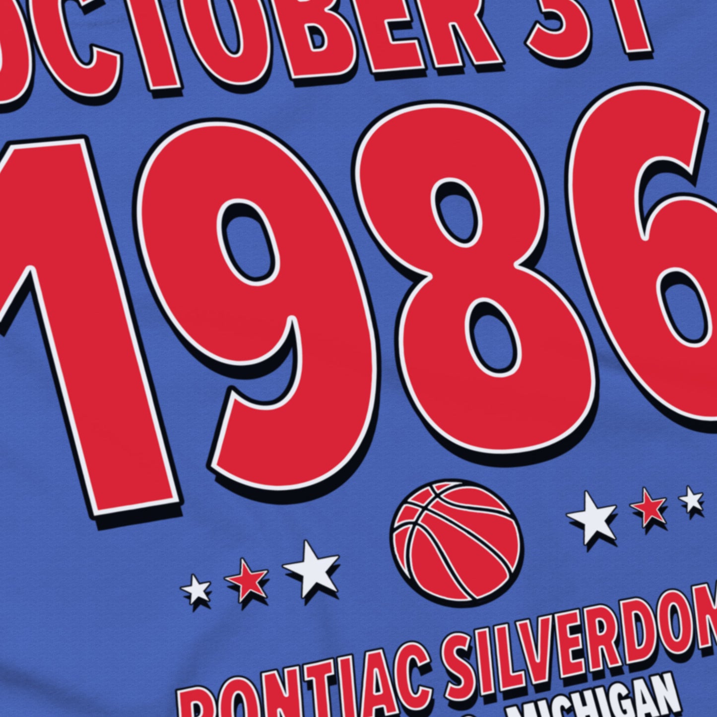 Detroit Basketball – October 31, 1986 – Origin Tee