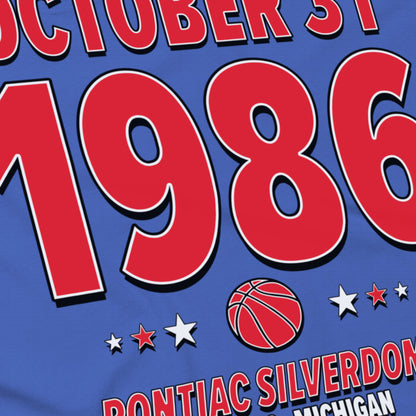 Detroit Basketball – October 31, 1986 – Origin Tee