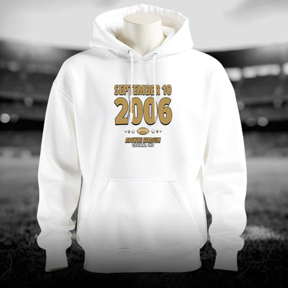 New Orleans Football – September 10, 2006 – Hoodie (Black & White)