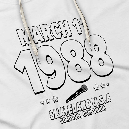 Compton Fury – 1988 – Hoodie (Black & White)