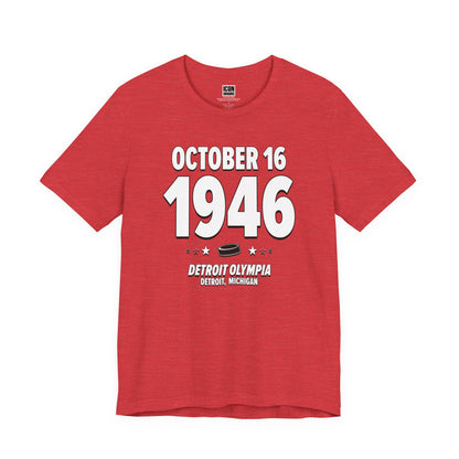 Detroit Hockey – October 16, 1946 – Origin Tee