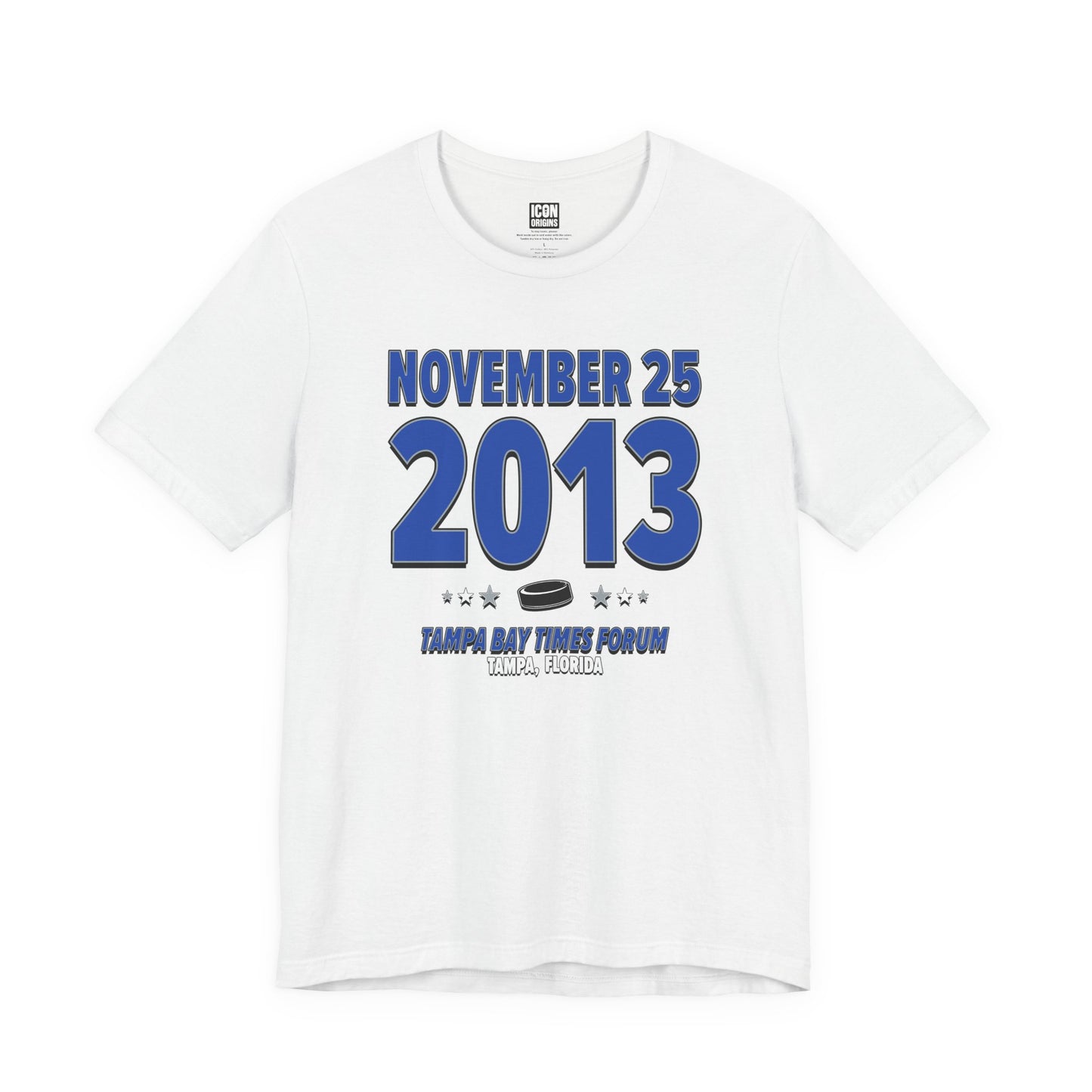 Tampa Bay Hockey – November 25, 2013 – Origin Tee (Black & White)