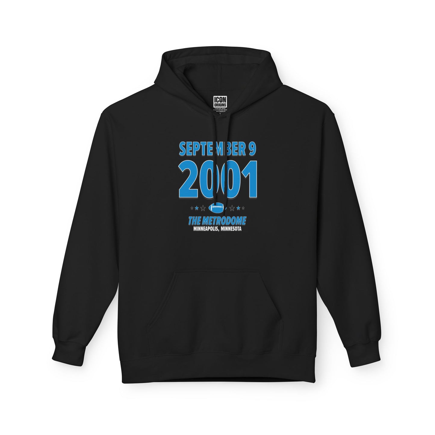 Carolina Football – September 9, 2001 – Hoodie (Black & White)