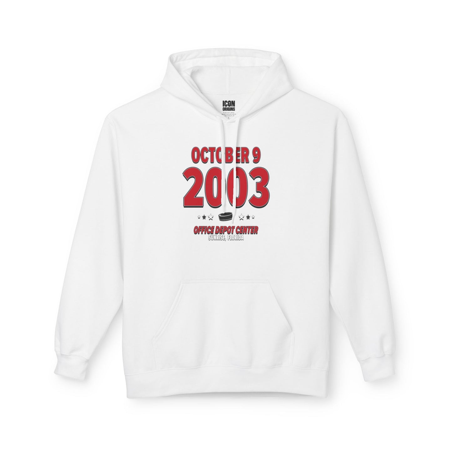 Carolina Hockey – October 9, 2003 – Hoodie (Black & White)
