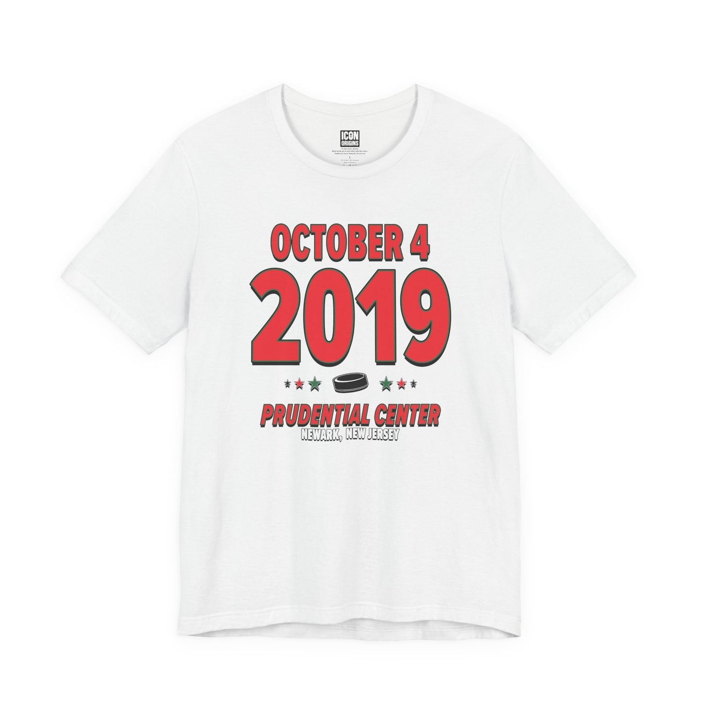 New Jersey Hockey – October 4, 2019 – Origin Tee (Black & White)