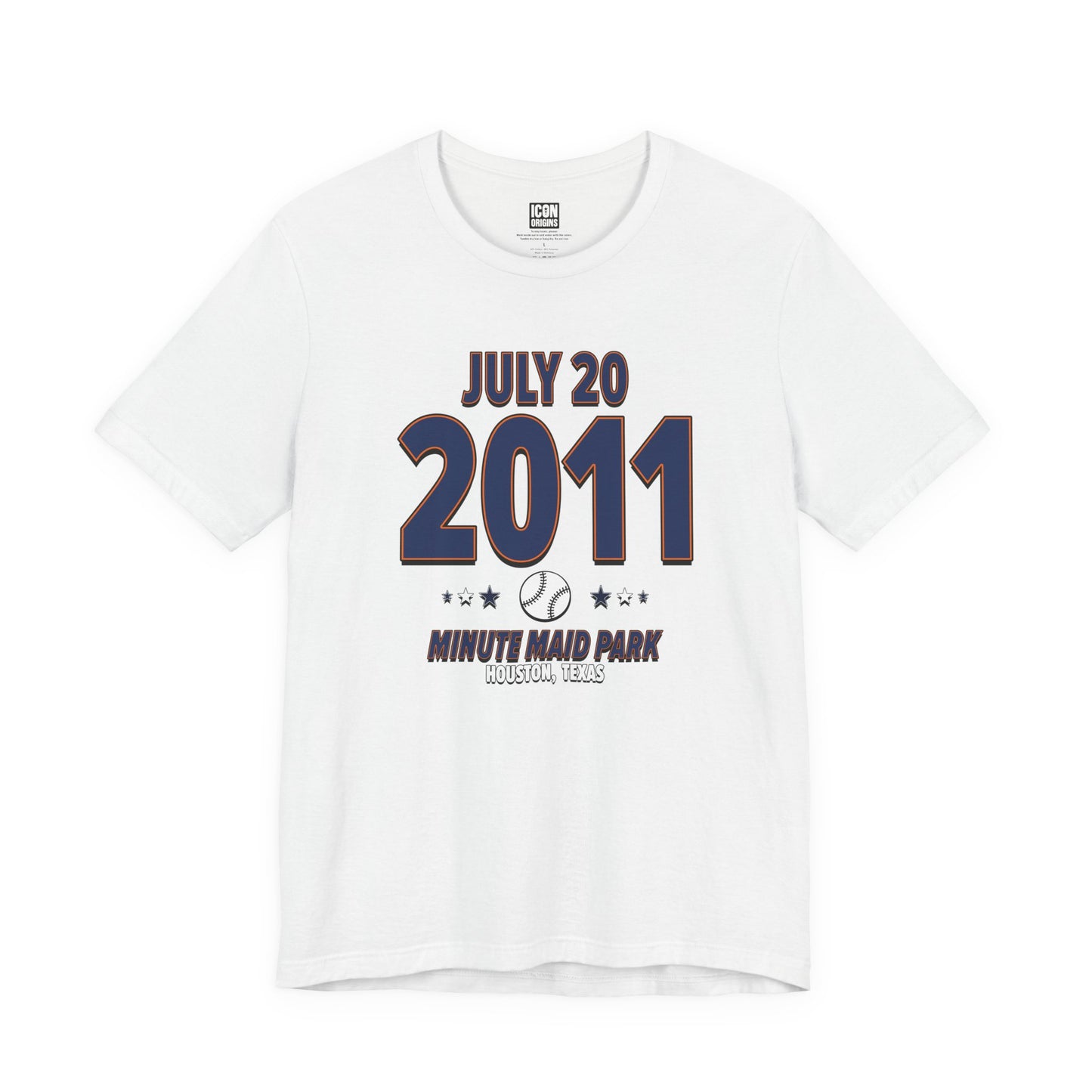Houston Baseball – July 20, 2011 – Origin Tee (Black & White)