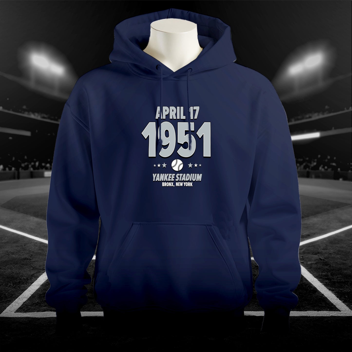 New York Baseball – April 17, 1951 – Hoodie