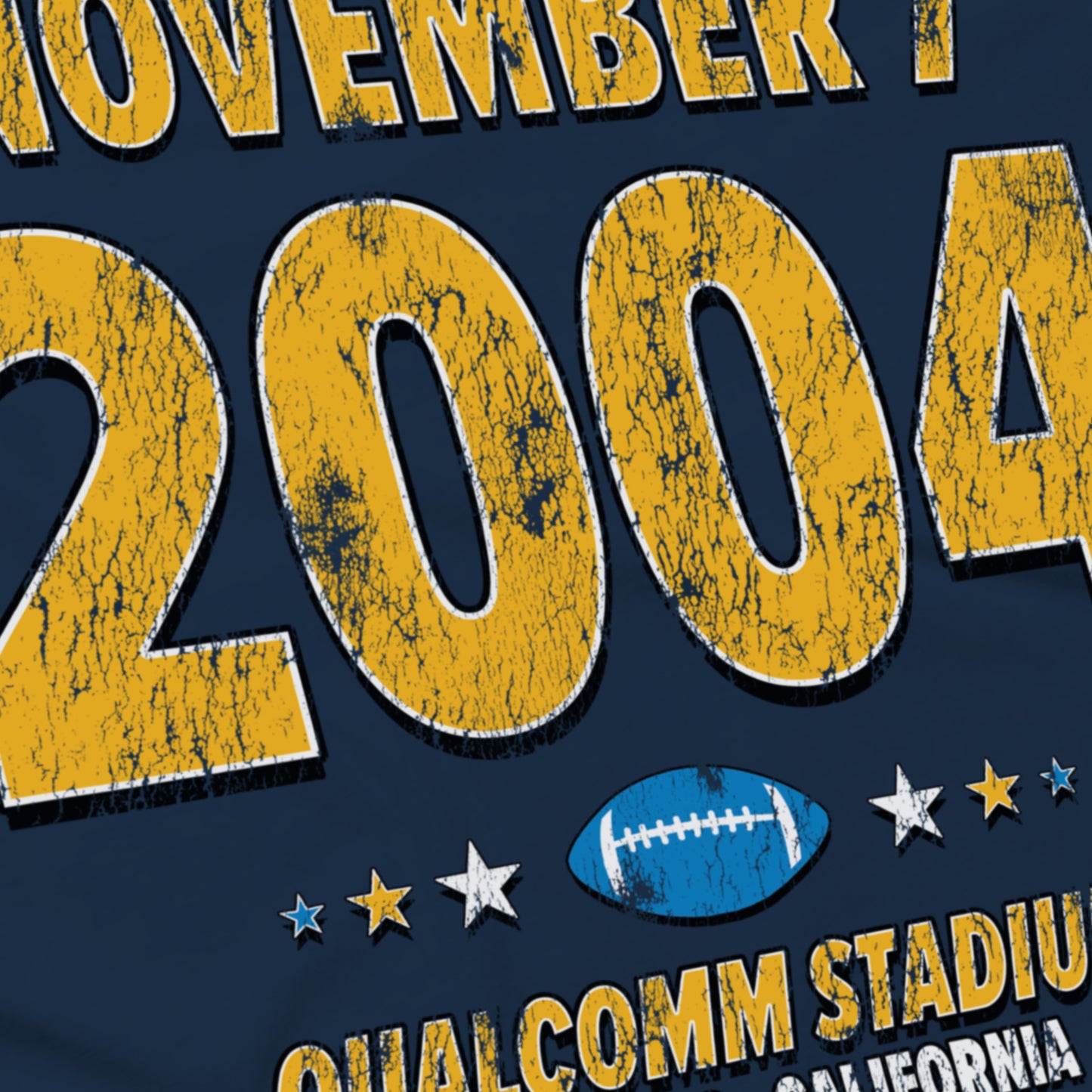 San Diego Football – November 7, 2004 – Comfort Colors